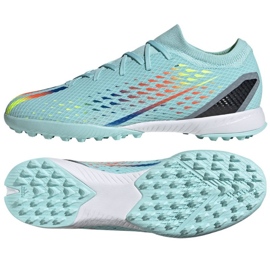 Buty piłkarskie adidas X Speedportal.3 Tf M GW8485 niebieskie niebieskie