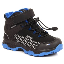 Wodoodporne śniegowce na rzep American Club Jr AM904A czarne