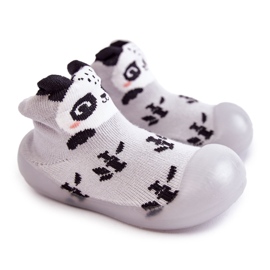 BEFADO S.A. Dziecięce Papcie Niechodki Befado 002P038 Szare