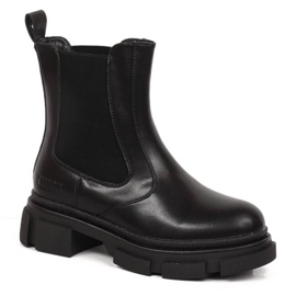 Sztyblety na platformie ocieplane Big Star W INT1787 czarne