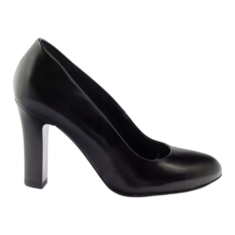 Edeo Czółenka Na Słupku Czarne