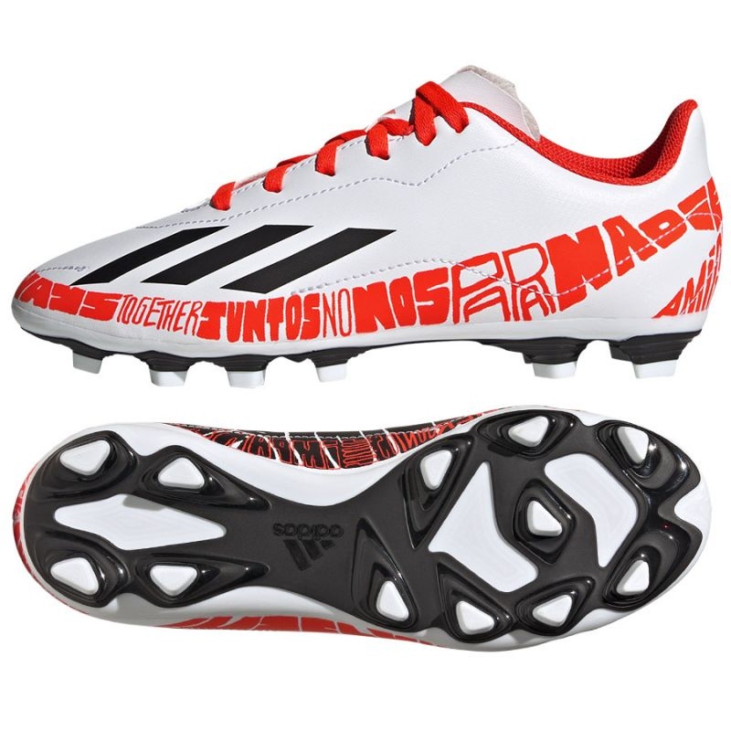 Buty piłkarskie adidas X Speedportal.4 FxG Jr GW8493 wielokolorowe białe