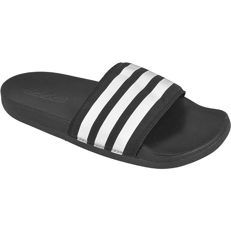Klapki adidas Adilette Cloudfoam Ultra Stripes Slides W S80420 białe czarne