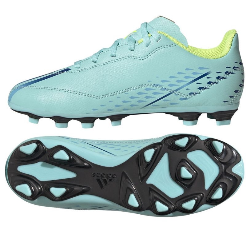 Buty piłkarskie adidas X Speedportal.4 FxG Jr GW8498 niebieskie niebieskie