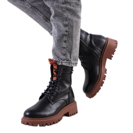 Czarne traperki Sicula