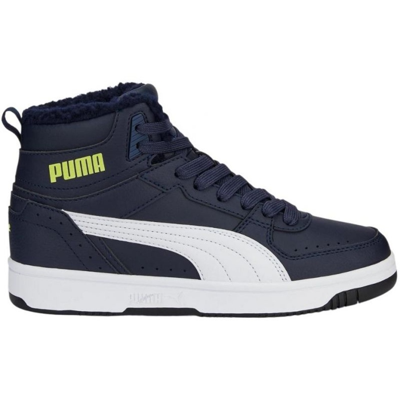 Buty Puma Rebound Joy Fur Jr 375477 07 granatowe