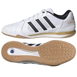 Buty piłkarskie adidas Top Sala M HR0147 białe białe