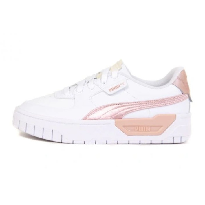 Buty Puma Cali Dream Shiny Pack Jr 386073 01 białe