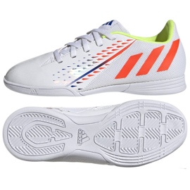Buty piłkarskie adidas Predator Edge.4 In Jr GV8499 białe białe