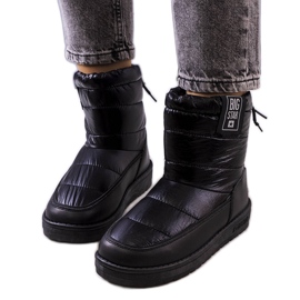 Big Star Czarne śniegowce II274120