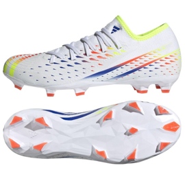 Buty piłkarskie adidas Predator Edge.3 L Fg M GW0995 białe białe