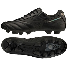 Buty piłkarskie Mizuno Morelia Ii Elite Md M P1GA221260 czarne czarne