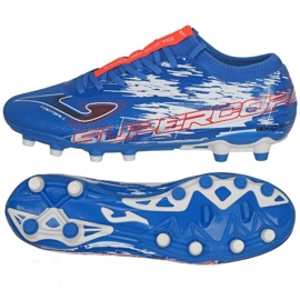 Buty piłkarskie Joma Super Copa 2204 Fg M SUPW2204FG niebieskie niebieskie
