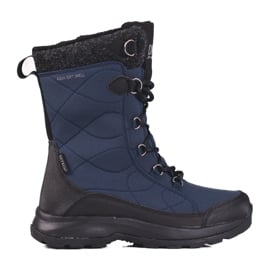 Buty trekkingowe damskie sznurowane DK waterproof granatowe niebieskie