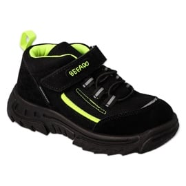 Befado obuwie dziecięce black/green 515X004 czarne