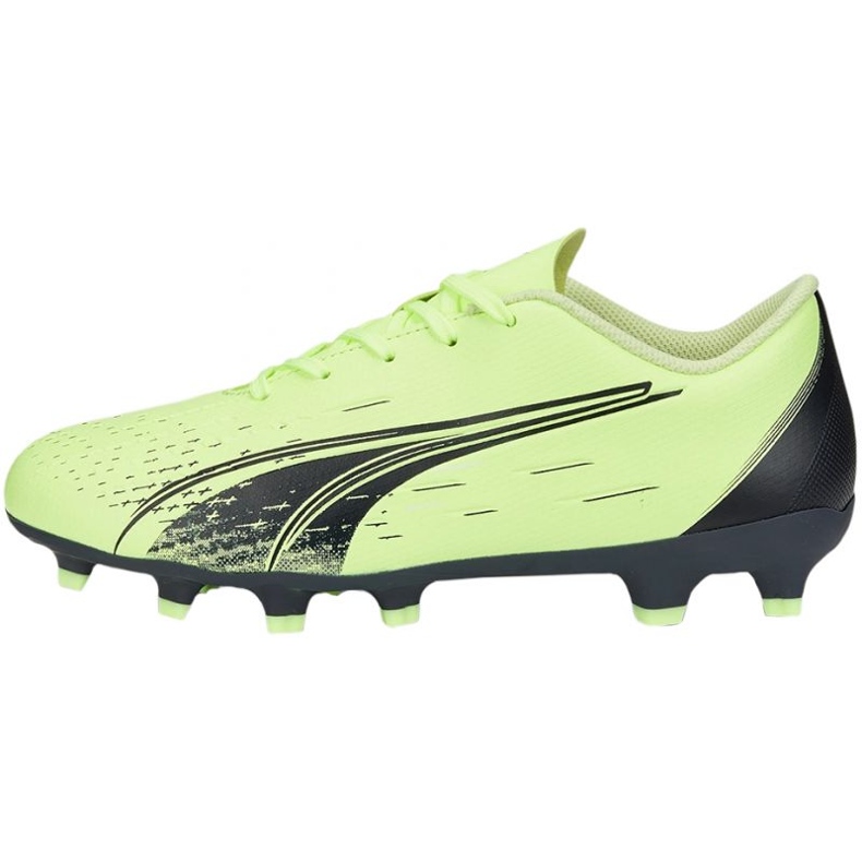 Buty piłkarskie Puma Ultra Play FG/AG Jr 106923 01 zielone zielone