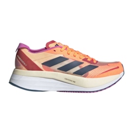 Buty adidas Adizero Boston 11 W GX6654 czarne czerwone fioletowe pomarańczowe wielokolorowe żółte