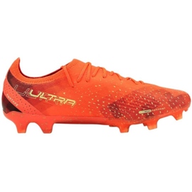 Buty piłkarskie Puma Ultra Ultimate FG/AG M 106868 03 czerwone pomarańcze i czerwienie