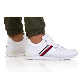 Buty Tommy Hilfiger Iconic Runner Leather M FM0FM04281 Ybr białe