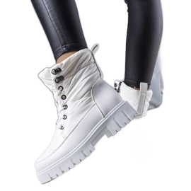 PA1 Białe śniegowce damskie Anderson