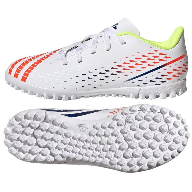 Buty piłkarskie adidas Predator Edge.4 V Tf Jr GV8496 białe białe