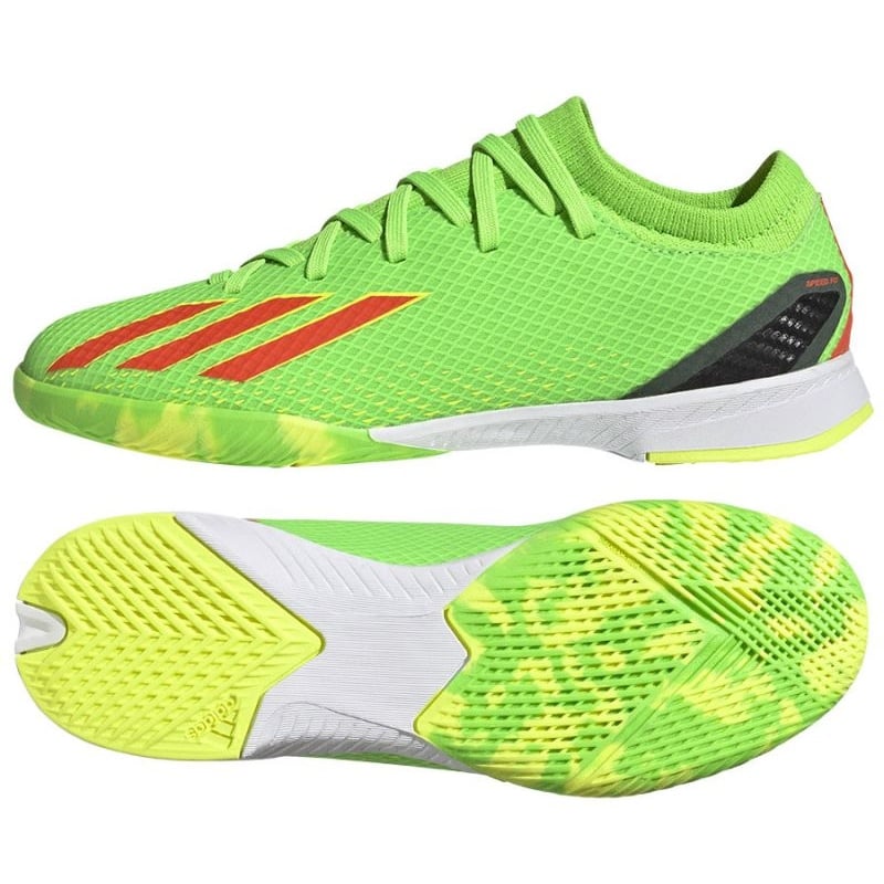 Buty piłkarskie adidas X Speedportal.3 In Jr GW8468 zielone zielone