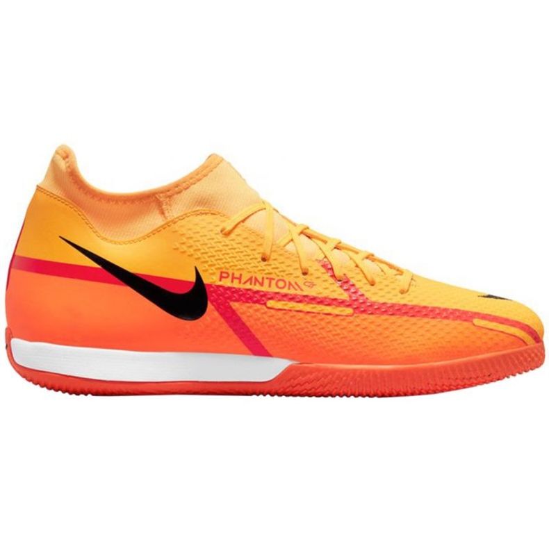 Buty piłkarskie Nike Phantom GT2 Academy Df Ic M DC0800-808 czarne pomarańcze i czerwienie