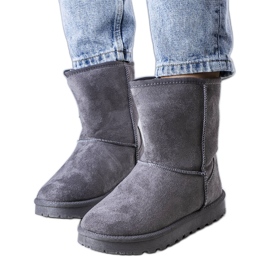 Szare śniegowce ocieplane Hank