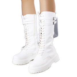 BM Białe wysokie trapery Christopher