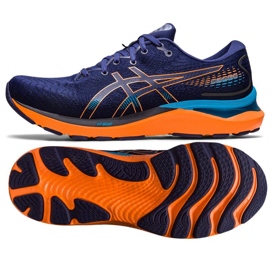 Buty do biegania Asics Gel Cumulus 24 M 1011B366 402 niebieskie