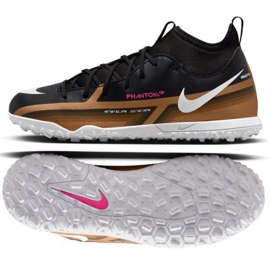 Buty Nike Jr.Phantom GT2 Club Qatar Dynamic Fit Tf DR6063 810 czarne czarne