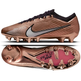 Buty piłkarskie Nike Zoom Mercurial Vapor 15 Elite Qatar AG-Pro M DR5935 810 złoty złoty