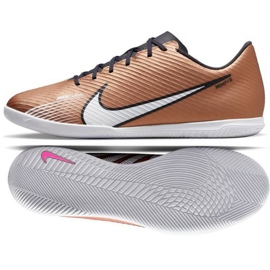 Buty piłkarskie Nike Mercurial Vapor 15 Club Qatar Ic M DR5951 810 złoty brąz złoty