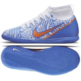 Buty piłkarskie Nike Mercurial Superfly 9 Club CR7 Ic Jr DQ5327 182 niebieskie niebieskie
