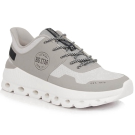 Buty sportowe damskie komfortowe na platformie Big Star LL174138 beżowy