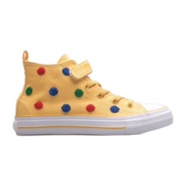 Trampki Big Star  JJ374062 żółte