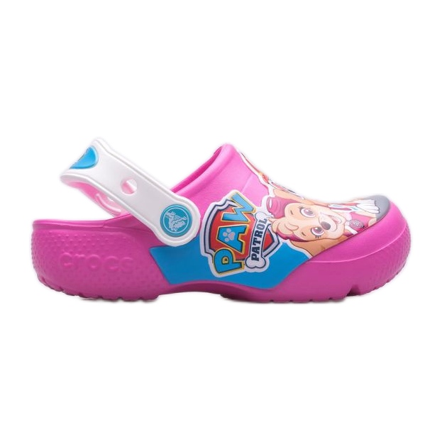Klapki Crocs Fun Lab Paw Patrol Clog Jr 206276-6QQ różowe wielokolorowe