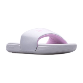 Klapki Under Armour Ansa Fixed Slides W 3023772-102 białe