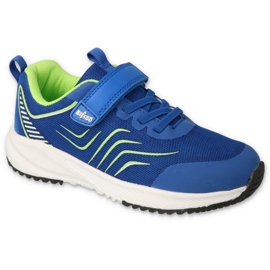 Befado sportowe dziecięce na rzep 516X211 niebiesko-zielone niebieskie