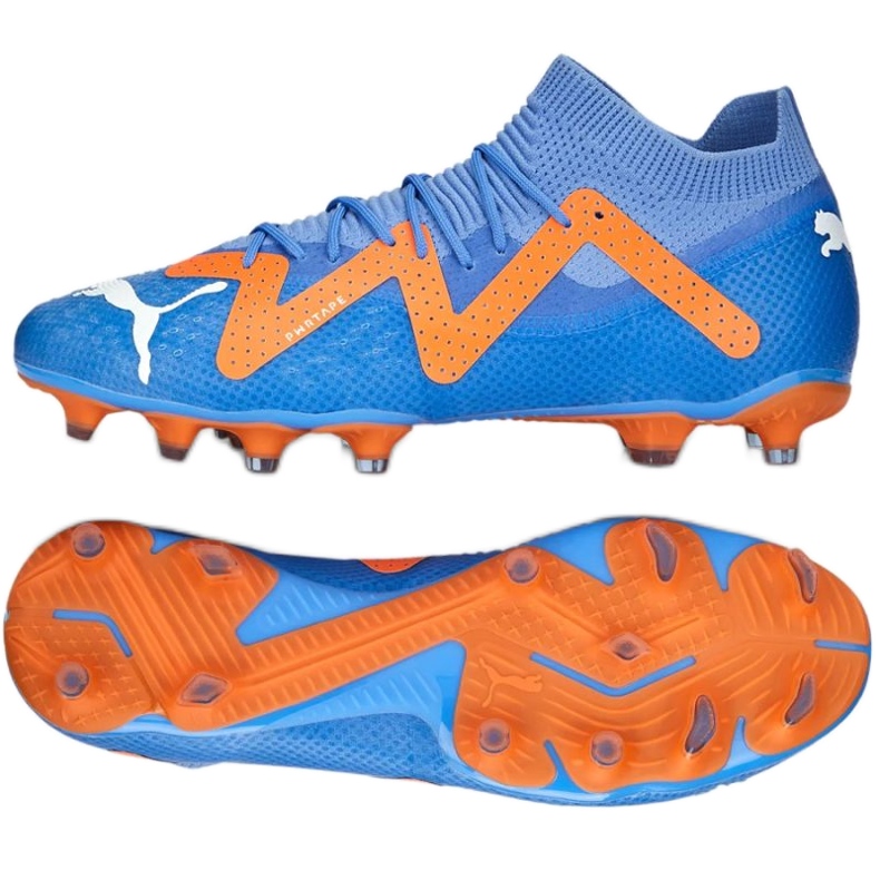 Buty piłkarskie Puma Future Pro FG/AG M 107171 01 niebieskie niebieskie