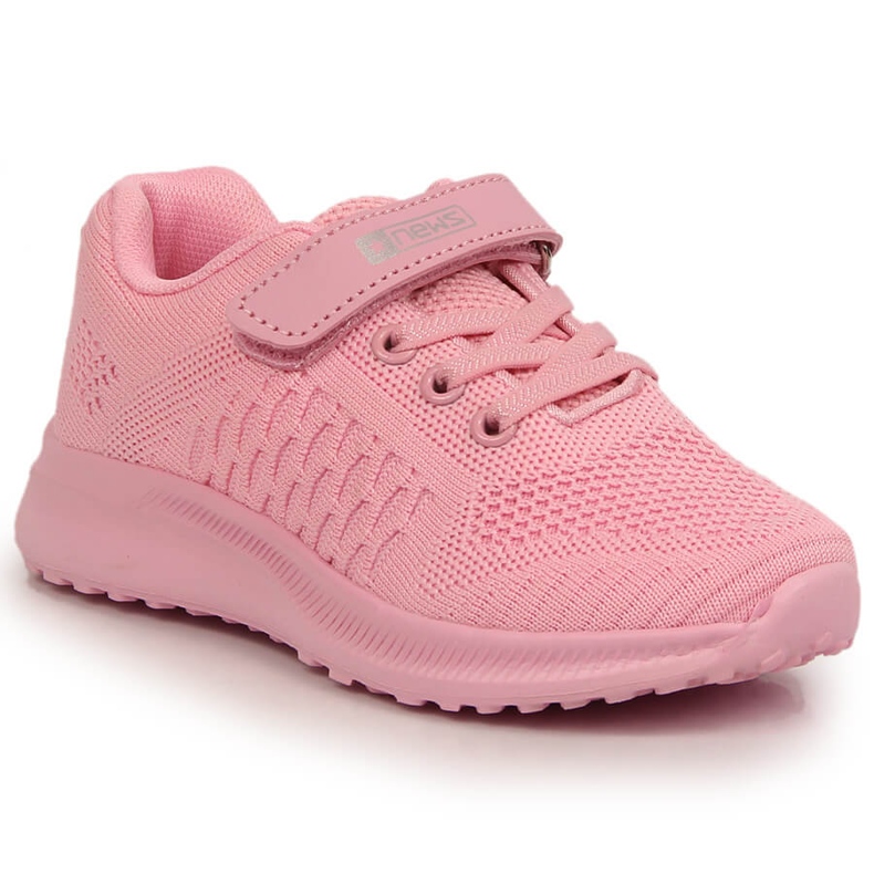 Lekkie buty sportowe dziewczęce różowe NEWS