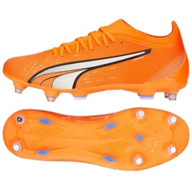 Buty piłkarskie Puma Ultra Match MxSG M 107216 01 pomarańczowe pomarańcze i czerwienie