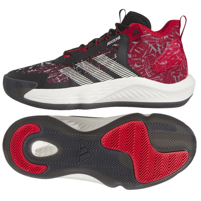 Buty do koszykówki adidas Adizero Select IF2164 czerwone