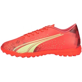 Buty piłkarskie Puma Ultra Play Tt M 106909 03 pomarańczowe pomarańcze i czerwienie