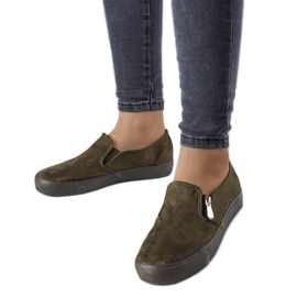 Zielone tenisówki Gary