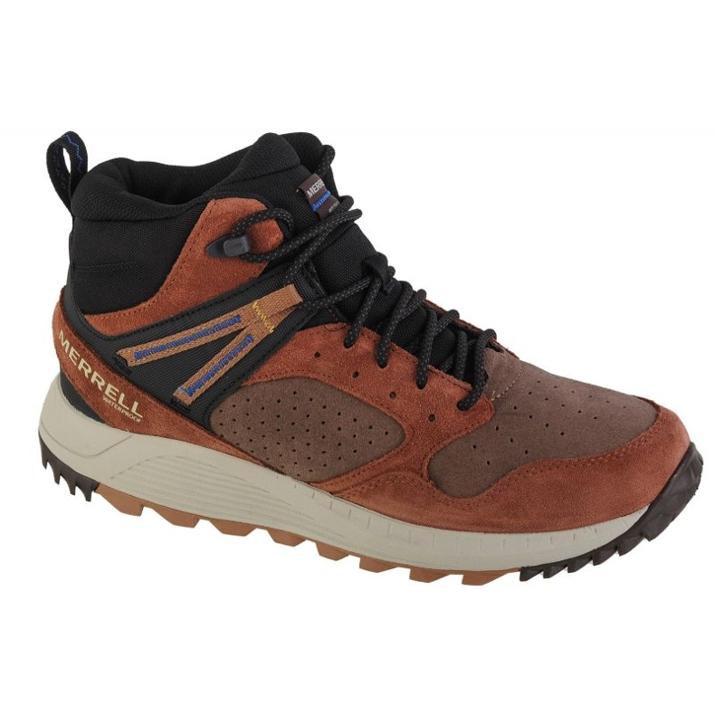 Buty Merrell Wildwood Sneaker Mid Wp M J067299 brązowe