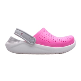 Chodaki CROCS Literide Clog Kids 205964-6QR różowe