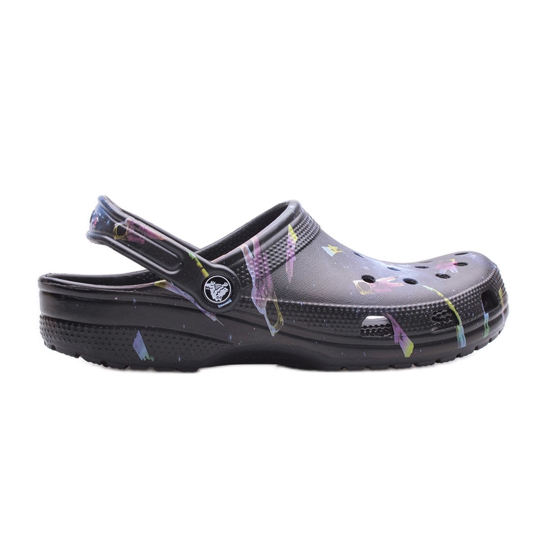 Chodaki CROCS Classic Clog 206868-001 czarne wielokolorowe