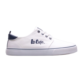 Tenisówki męskie Lee Cooper LCW-22-31-0855M białe niebieskie