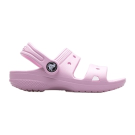 Sandały Crocs Classic Kids Sandal T 207537-6GD różowe